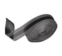 MUELODSIC Ruban Thermocollant pour Pantalon 10 Mètres Noir Ruban Adhésif pour Ourlet Patch Thermofusible pour Couture et Réparation de Vêtements Accessoire DIY Couture Solide et