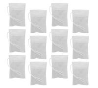 MUELODSIC Sachets de Thé à Cordon 100 Pcs en Fibres de Maïs 5x7 Cm, Sachets Infuseurs Jetables pour Thé en Vrac, Tisane et Épices, Filtration Résistante à Haute Température, Usage Unique