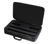 MUELODSIC Sacoche de Transport pour Audio Capacité Oxford Pochette Portable Rigide avec Poignée pour Microphone et Accessoires Étui Multifonction Pratique