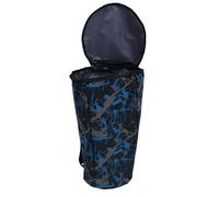 MUELODSIC Sacoche Étanche pour Tambour Africain 8 Pouces, Paquet à Dos en Tissu Oxford Résistant, Double Couche Camouflage Bleu, Grosse Capacité pour Percussion et Accessoires de Musique