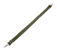 MUELODSIC Sangle Réglable en Nylon pour Caisse Claire 145 Cm, Harnais Militaire Vert Armée avec Crochets Métalliques, Accessoire de Percussion pour Fanfare et Défilé, Porte-caisse Claire