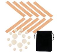 MUELODSIC Set Tampons Liège pour Clarinette Accessoires de Réparation pour Joints de Cou Adaptés Aux Clarinettes Sib Pratiques et Décoratifs