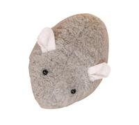 MUELODSIC Souris Jouet à Remonter Vibrante pour Chat Jouet Interactif de Chasse 10 Cm Gris Peluche Souris Simulée pour Chat D’intérieur L’Instinct de Chasse