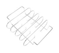 MUELODSIC Support de Barbecue Inoxydable Antiadhésif pour Friteuse à Air Rack Vertical pour Poulet Steaks et Brochettes pour Grillades Maison Plein Air et Camping