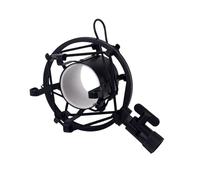 MUELODSIC Support de Microphone Antichoc Métal Noir Montage pour Micro à Condensateur Support Araignée et Facile à Installer pour Enregistrement Sonore Professionnel