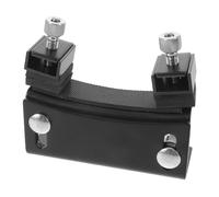 MUELODSIC Support pour Instrument de Musique en Métal Noir Plateforme Élévatrice Réglable pour Grosse Caisse, Base Stable pour Répétitions et Performances