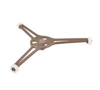 MUELODSIC Support Triangulaire Rotatif pour Micro-Ondes 245 CM Pièce de Four à Micro-Ondes Plateau Tournant en Plastique Résistant Anneau de Support Stable Accessoire Compatible pour