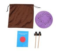 MUELODSIC Tambour Langue Portable Notes Acier Instrument à Percussion pour Méditation Yoga et Création Musicale Tambour à Main pour Adultes
