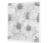MUELODSIC Tampon à Fleurs en Caoutchouc Transparent pour Scrapbooking Visibilité Claire, Réutilisable, Style Frais et Artistique, pour Décoration de Cartes et Lettres