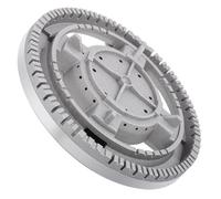 MUELODSIC Tête de Brûleur Cuisinière Gaz en Acier, Couvercle Compact Encastré, Accessoire de Remplacement pour Cuisinières à Gaz Domestiques et Tables de Cuisson Intégrées