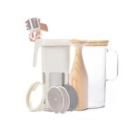 MÜLSI Soul, filtre passoire multifonction - lait végétal maison, tofu birman, etc. Émulsion maximale avec disques interchangeables. 1 litre en 1 minute. Ebook recettes