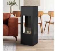 Muenkel Design Prism Fire - 3-seitiger Bioéthanol Four De Cheminée Stand - (
