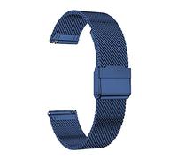 MUENShop Bracelet de montre de rechange à dégagement rapide compatible avec Garmin Vivoactive 4s, Withings Steel HR 36 mm, Fossil 3/4e génération (bleu)