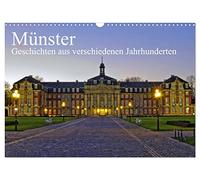 Münster - Histoires de différents siècles (Calendrier mural 2026 DIN A3 horizontal), CALVENDO calendrier mensuel