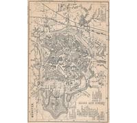 Münster Map Journal: Vintage Map Notebook