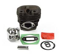 MUEOSI 1 jeu de cylindres et de pistons de tronçonneuse de diamètre 45mm, for pièces de rechange de tronçonneuse 52 52cc for tronçonneuse à essence et à huile Piston de cylindre de tronçonneuse