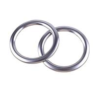 MUEOSI 2 pièces de décoration de Sortie d'air intérieure de Voiture, Garniture de Couvercle d'anneau for Vito W447 2014 2015 2016 2017 2018 Couvercle de Prise Secteur