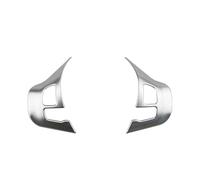 MUEOSI Autocollant de décoration de Volant de Voiture en Chrome, for Peugeot, 208 GTI 2008 308 2014-2017, Accessoires Autocollant pour Volant de Voiture(Matte 2 pcs)