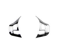 MUEOSI Autocollant de décoration de Volant de Voiture en Chrome, for Peugeot, 208 GTI 2008 308 2014-2017, Accessoires Autocollant pour Volant de Voiture(Glossy 2 pcs)
