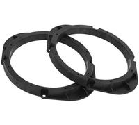 MUEOSI Bague d'espacement de haut-parleur 5x7#34; à 6,5#34; Adaptateur de haut-parleur tweeter Anneau de support de montage de caisson de basses for haut-parleur de voiture, for Mazda, ABS noir étanch