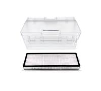 MUEOSI Boîte à poussière filtre HEPA pièces de rechange, for Dreame, Bot W10/W10 Pro Robot aspirateur accessoires poubelle avec carte rabattable collecteur de poussière(Size:Dustbin With Filter)