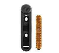 MUEOSI Couvercle de réflecteur for Scooter électrique Ninebot, KickScooter F2 Plus/F2 Pro, Roue arrière Gauche for pièces de Coque réfléchissantes Droites Bandes réfléchissantes(Left)