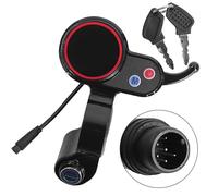 MUEOSI Écran LCD avec 2 clés for Trottinette électrique Hitway H5, avec Instrument de Verrouillage, Accessoires Compteur pour Trottinette électrique