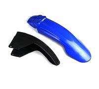 MUEOSI Garde-Boue Avant de Moto Complet for, YBR125 YBR125G YBR 125 Dirt Bike Off Road Guard Garde-Boue Garde-Boue Moto(Blue Set)