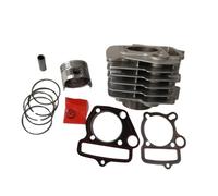 MUEOSI Jeu de joints de piston de cylindre de 50 mm 108 cc, for CUB JIALING JL110-7 JL110-7A JL110-8 JL110-8A JL110-19 CX1 PAR 110 Piston de cylindre de tronçonneuse