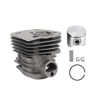 MUEOSI Jeu de pistons de cylindre de tronçonneuse, for Partner 351 260 340 350 352 370 390 420 pièces de rechange de tronçonneuse outils de jardin Piston de cylindre de tronçonneuse