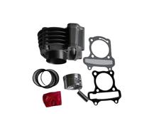 MUEOSI Jeu de segments de Piston cylindre, Kit de gros alésage de 50mm, for Scooter 4 temps 139QMB 147QMD GY6 50 60 80 Cm3 mise à niveau Piston de cylindre de tronçonneuse