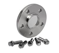 MUEOSI Joint d'adaptateur d'entretoise de roue forgé 2 pièces 12/15/20 mm PCD 5x100/5x112 CB : ID = OD 57,1 mm, for Audi, for VW adaptateurs de roue(Black 2PCS 20MM)