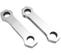 MUEOSI Kit de biellettes de Suspension arrière for Moto MT-09 FZ-09 2014-2020, 30 mm, for Suspension inférieure (Argent) Kit de biellettes d'abaissement pour Moto(Silver)