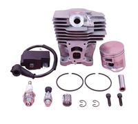 MUEOSI Kit de bobine d'allumage de Piston de cylindre de 47mm, for tronçonneuse, For MS362 MS362C 1140 400 1302 1140 020 1200 boulon de montage de bougie d'allumage Piston de cylindre de tronçonneuse