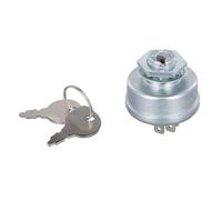 MUEOSI Kit de commutateur d'allumage et de démarrage à 5 cosses for Tondeuse autoportée 725-0267A, Murray, Roper, Scag et Stiga. Pièce de Rechange Interrupteur d'allumage pour Tondeuse à Gazon