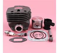 MUEOSI Kit de démarrage d'admission de Piston cylindre 50mm, for tronçonneuse Husqvarna 365 362 371 372 XP 503909271 503743901 W, roulement à aiguilles Piston de cylindre de tronçonneuse