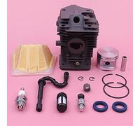 MUEOSI Kit de filtre à Air à Piston cylindre 46mm, for tronçonneuse, For MS270 MS280 1133 020 1203 1133 120 1604 W, roulement à aiguilles avec joint d'huile Piston de cylindre de tronçonneuse