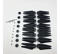 MUEOSI Kit de pièces de Rechange for Drone quadricoptère VISUO XS818 Rc, Engrenages de Moteur, pales d'hélice, Bras, hélices, roulements Remplacement du Moteur du Bras(Khaki)