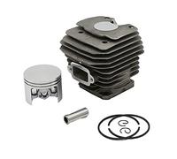 MUEOSI Kit de Piston de cylindre de 52mm, for pièces de rechange de rechange de tronçonneuse, For MS380 038 MS 380 Piston de cylindre de tronçonneuse