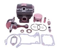 MUEOSI Kit de piston de joint d'huile de vilebrequin de cylindre de 52 mm, for tronçonneuses, For MS440 044 1128 020 1227 1128 029 2301 W jeu de joints complet Piston de cylindre de tronçonneuse