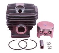 MUEOSI Kit de segments de Piston cylindre à gros alésage 54mm, for remplacement de tronçonneuse 046 MS460 1128 020 1221 W Circlips à broches Piston de cylindre de tronçonneuse