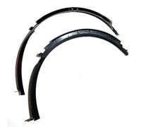 MUEOSI Lot de 2 élargisseurs d'ailes de roue avant, for Corvette C7 2014-2019, aspect fibre de carbone noir brillant Élargisseurs d'ailes universels(Carbon Fiber Look)