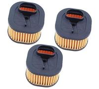 MUEOSI Lot de 3 filtres à air for tronçonneuses Husqvarna 372 XP et 372XP, pièces détachées robustes, n°5038180-01 Filtre à air pour tondeuse à gazon
