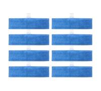 MUEOSI Lot de 8 chiffons de nettoyage en microfibre lavables et réutilisables Moppy Steam Engine Accessoires de nettoyage ménager