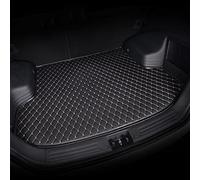 MUEOSI Tapis de Coffre de Voiture personnalisés, for Dodge, Caliber, Journey, Journey, Aittitude, Caravane Tapis de Coffre(Black Beige)