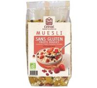 Muesli aux fruits rouges bio sans gluten 375 g (Fruits rouges)