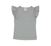 Müsli by Green Cotton Pointelle Frill s/s T, T-Shirt Filles, Jasmin Blue,