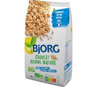 Muesli croustillant Bio Bjorg à l'avoine pour un petit-déjeuner sain et naturel - 500g - Lot De 3 - Vendu Par Lot