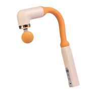 Muet Pistolet de massage en plastique, masseurs portatifs sans fil, masseur à percussion silencieux et puissant, pistolet de massage rechargeable for tissus profonds compact(Oranje)