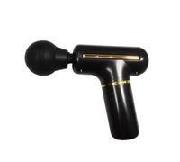 Muet Pistolet de massage en plastique, mini-masseurs portables puissants, masseurs portables for le corps, les jambes, les épaules et le dos. compact(Svart)